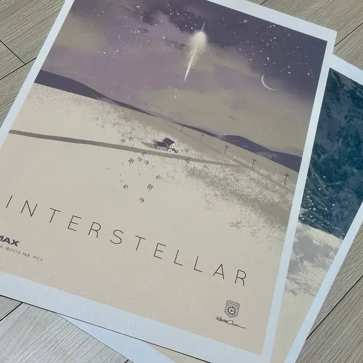 [BUNJANG] Interstellar Artwork IMAX Poster (A3) - Earth Version / [2020초희귀한정판]영화 인터스텔라 아트웍 포스터 아이맥스 포스터A3