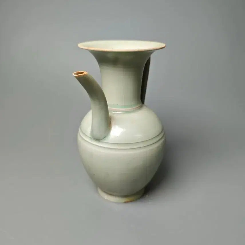 [BUNJANG] Northern Song Dynasty Yue Ware Celadon Glazed Engraved Cloud Pattern Ewer / [진품] 출토품 북송 월요 청유 음각문 주자 주전자 중국도자기 골동품 수