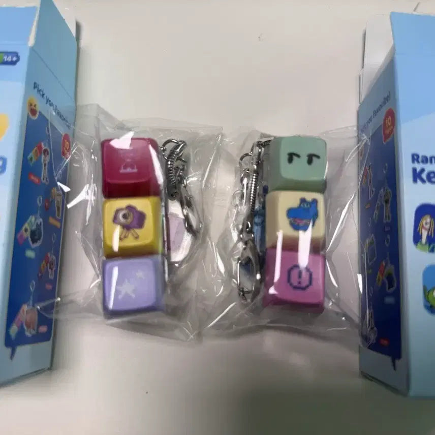 [BUNJANG] Toy Story Snappy + Atlas Keyring Bundle Set / 미사용 일괄)토이스토리 키캡 키링 스내피+아틀라스