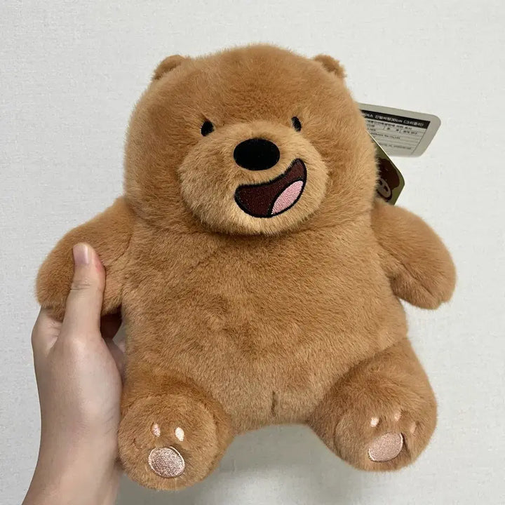 [BUNJANG] We Bare Bears Grizzly Medium Plush Doll / 위베어베어스 중형 인형 그리즐리 판매