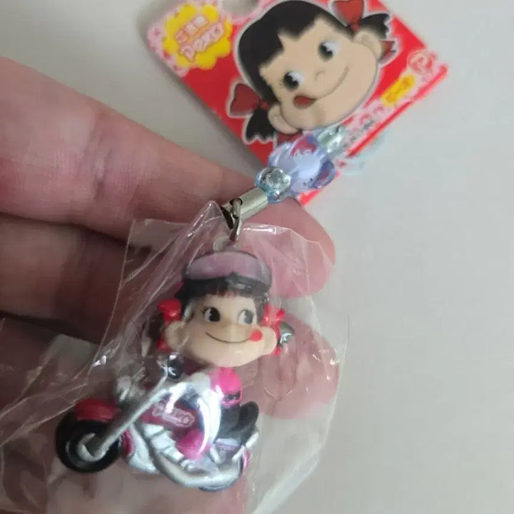 [BUNJANG] Biker Peko-chan Figure Strap / 바이크 타는 페코짱 피규어 스트랩