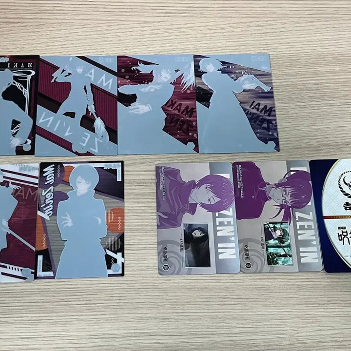[BUNJANG] Jujutsu Kaisen Clear Card Set - Maki Zenin, Mai Zenin (9 Cards) / [일괄] 주술회전 클리어카드 젠인 마키, 젠인 마이 9장