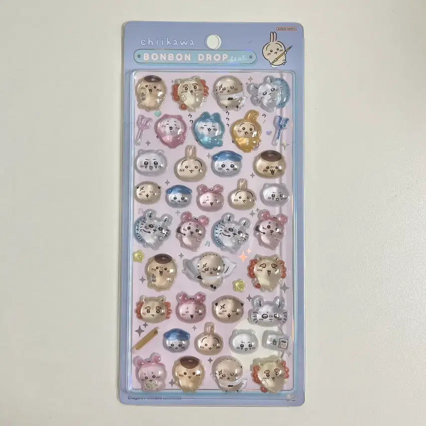 [BUNJANG] Cheeikawa BongBong Drop Stickers Mixed Set / 치이카와 먼작귀 봉봉드롭 스티커 정품 혼합