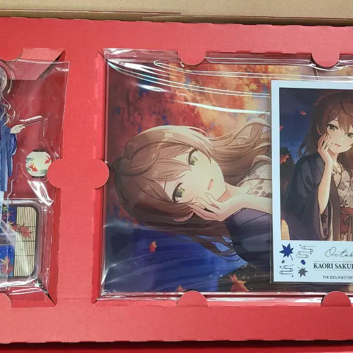 [BUNJANG] THE IDOLM@STER Million Live Kaori Sakuramori Seasonal Snapshot Acrylic Stand, Panel, and Bromide Set / 아이돌마스터 밀리언라이브 사쿠라모리 카오리 시즈널 스냅샷