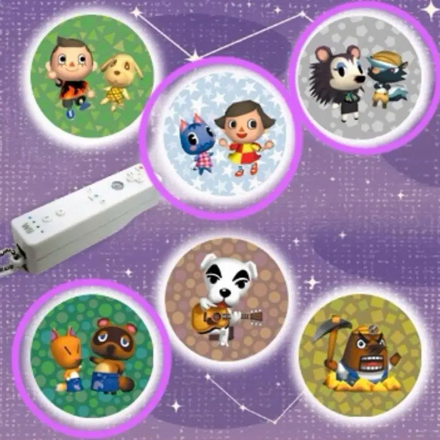 [BUNJANG] Animal Crossing Classic Wii Projector Figure Set (6 Types) / 미개봉 동물의 숲 고전 wii 빔 프로젝터 피규어 6종