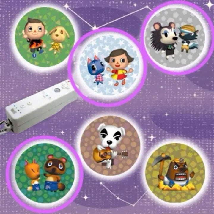 [BUNJANG] Animal Crossing Classic Wii Projector Figure Set (6 Types) / 미개봉 동물의 숲 고전 wii 빔 프로젝터 피규어 6종
