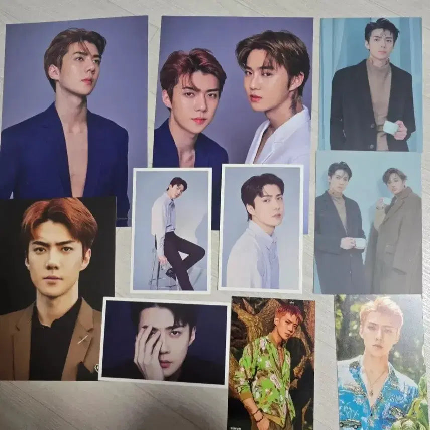 [BUNJANG] EXO Sehun Album, Postcard, and Photocard Set / 엑소 세훈 앨범, 엽서 및 포카
