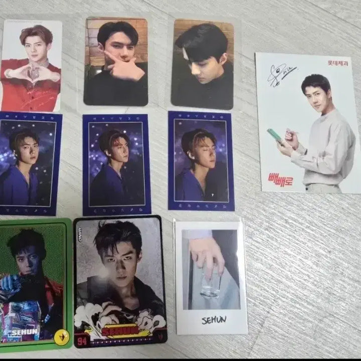 [BUNJANG] EXO Sehun Album, Postcard, and Photocard Set / 엑소 세훈 앨범, 엽서 및 포카