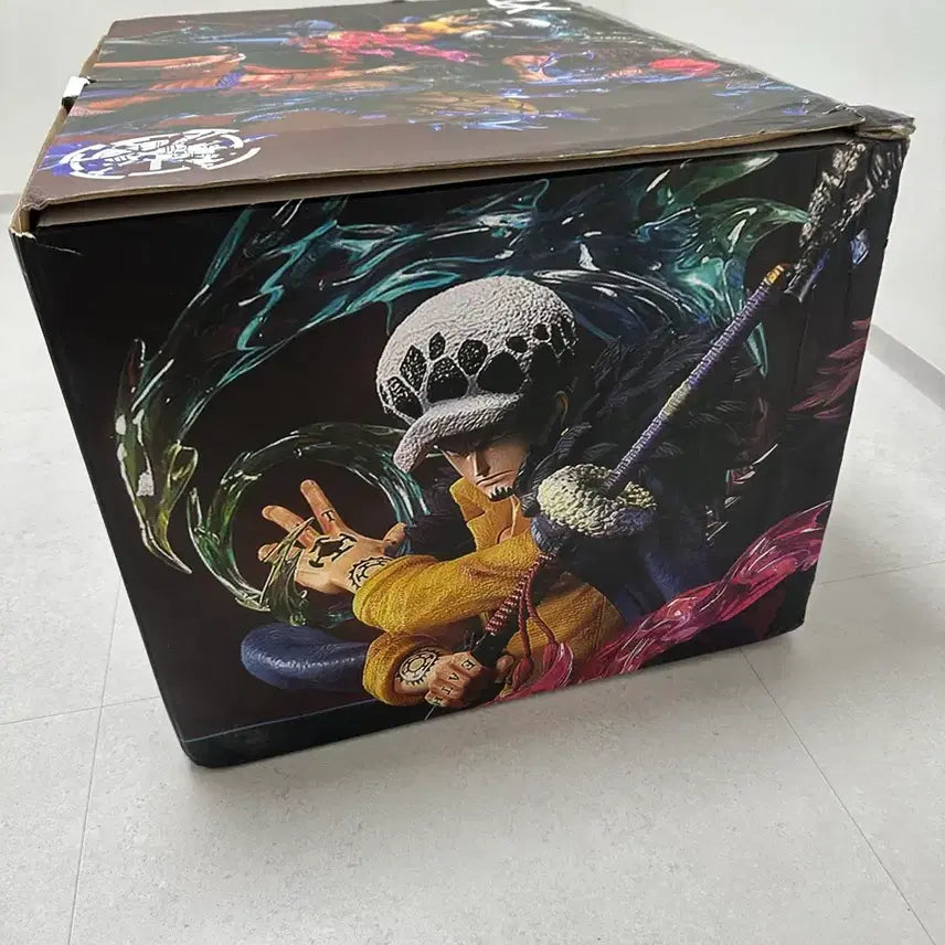 [BUNJANG] LX Studio Luffy Law Kid Three Captains Resin Statue / [최종가] 원피스 LX studio 루피로우키드 삼선장 레진 피규어 스태츄
