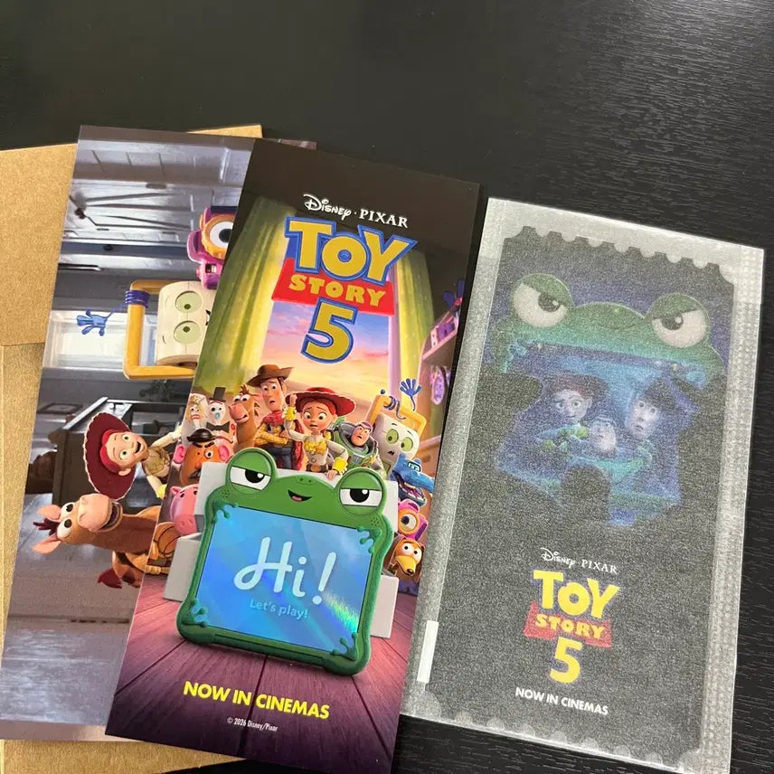 [BUNJANG] Toy Story 5 TTT + Original Ticket Set / 토이스토리5 ttt + 오리지널티켓