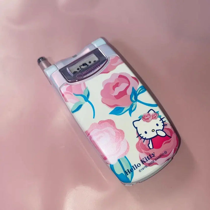 [BUNJANG] Classic Kitty Phone Japan Mockup Phone Charm Strap Diary / 고전 키티폰 일본 모형폰 목업폰 도코모 갸루폰 키링 스트랩 다이어리
