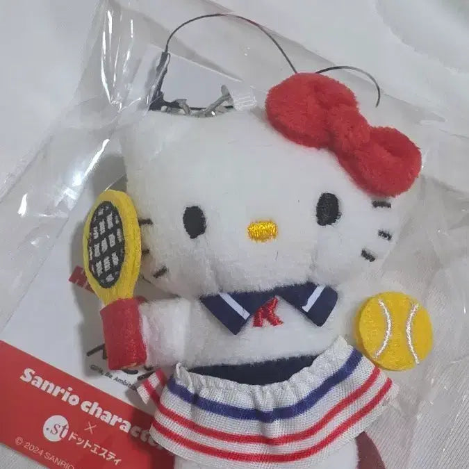 [BUNJANG] Sanrio My Melody Tennis Doll Keyring / 산리오 미퍼센트 헬로키티 키티 테니스 인형 키링