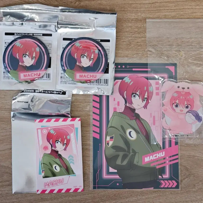 [BUNJANG] Zicoax Machyu Cafe Goods &amp; Mofumofu Acrylic Bundle Set / 일괄) 지쿠악스 마츄 카페 굿즈 및 모후모후 아크릴