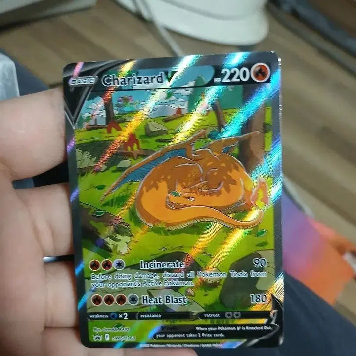 [BUNJANG] Charizard V SAR Promo Card (North American Edition) / 리자몽V sar 프로모카드