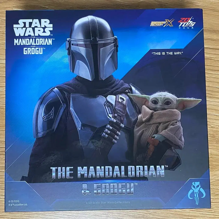 [BUNJANG] ZD Toys Mandalorian and Grogu Figure / ZD Toys 만달로리안과 그로구 피규어
