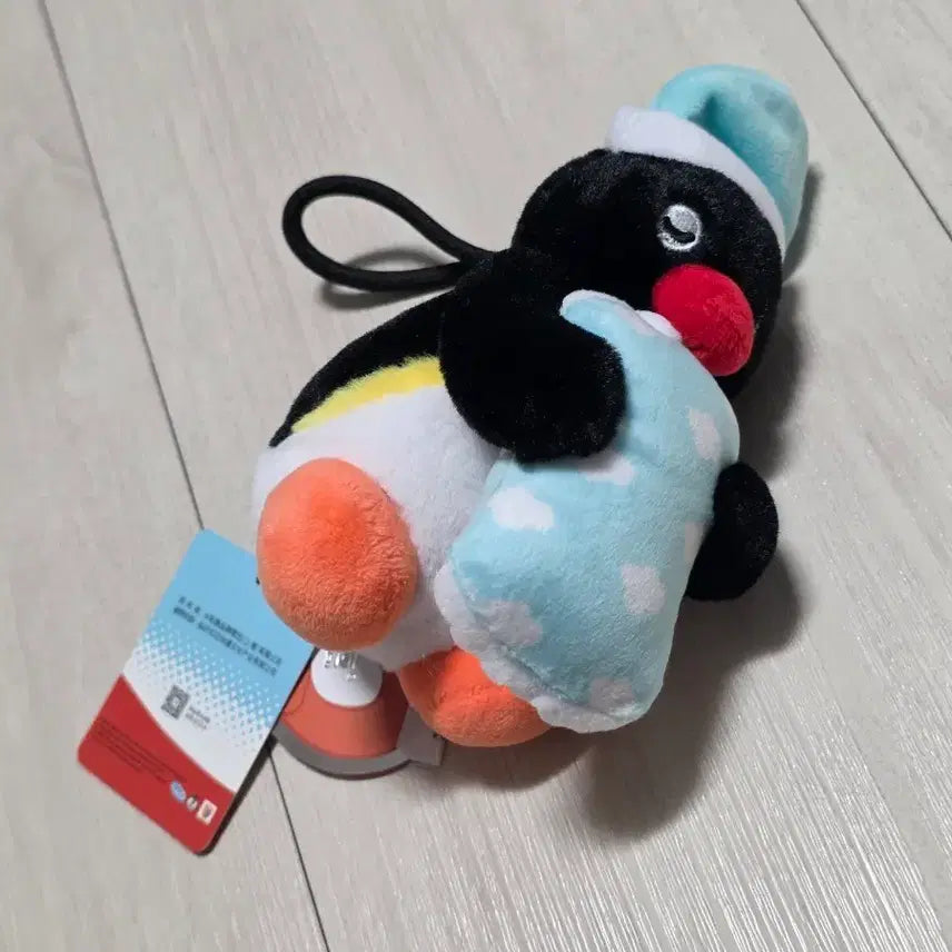 [BUNJANG] Pingu Pajamas Plush Keychain / 핑구 잠옷 인형 키링