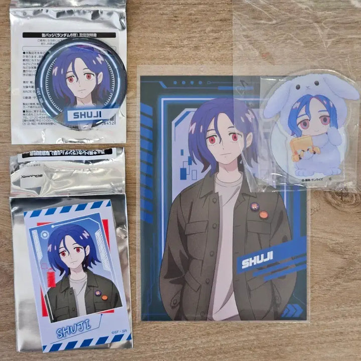 [BUNJANG] ZicoAXS Shuuji Cafe Goods Bundle Set (Can Badge, Postcard, Photocard, Acrylic Stand) / 일괄) 지쿠악스 슈우지 카페 굿즈 및 모후모후 아크릴