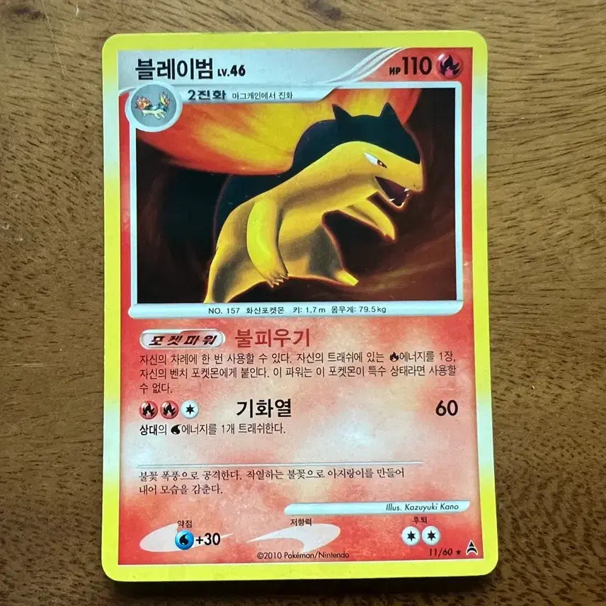 [BUNJANG] Pokemon Card Ancient Card Blaziken / 포켓몬카드 고대카드 블레이범