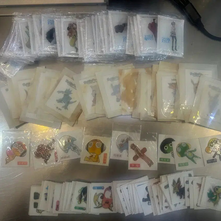 [BUNJANG] One Piece, Pokemon, Keroro Sticker Bundle Set / 원피스 포켓몬 케로로 띠부씰 일괄