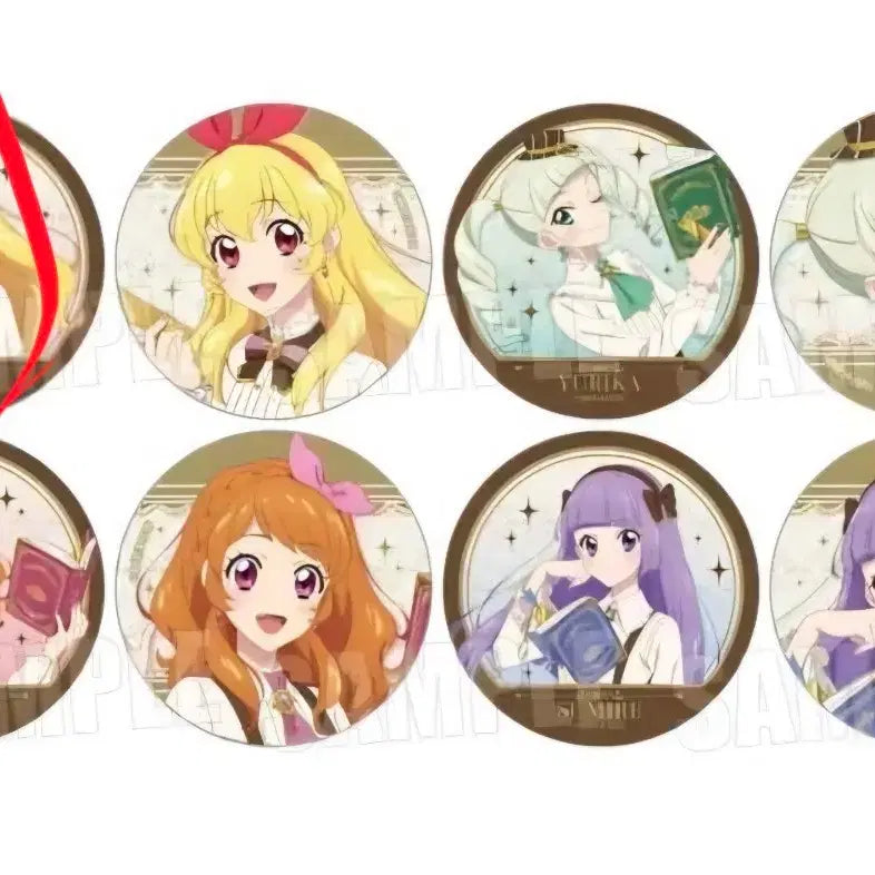 [BUNJANG] Aikatsu! Antique Can Badge Ichigo &amp; Rima / 아이엠스타 아이카츠 앤틱 캔뱃지 교환