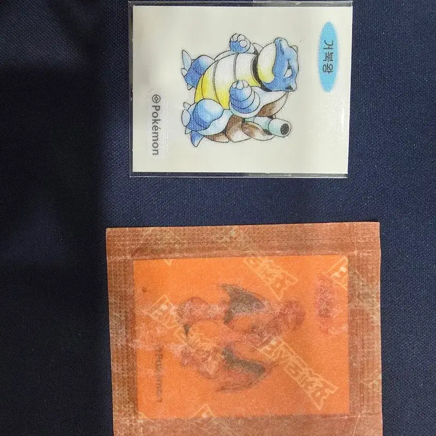 [BUNJANG] Pokemon Sticker Artwork Charizard Blastoise / 포켓몬 띠부씰 아트워크 리자몽 거북왕