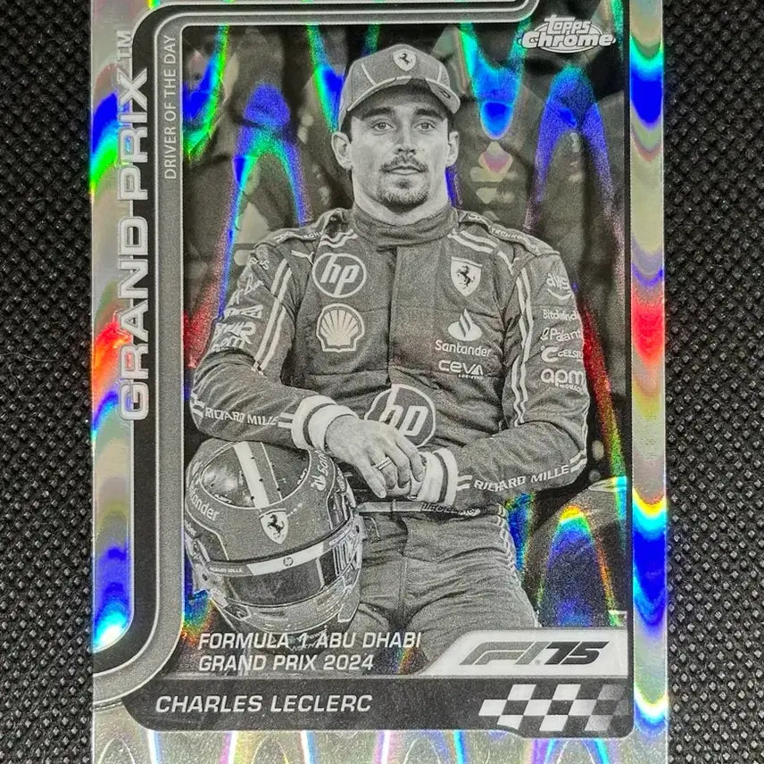 [BUNJANG] 2025 Topps Chrome Charles Leclerc RayWave Card / 2025 F1 탑스 크롬 찰스 르클레르 레이웨이브 카드