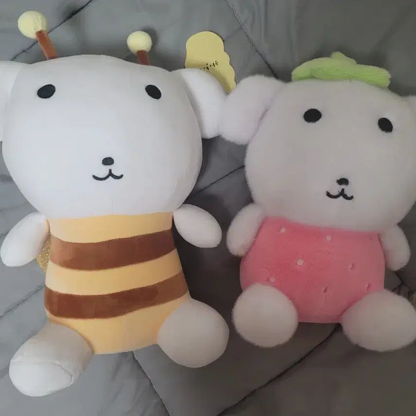 [BUNJANG] Ganady Honey Bee Strawberry Doll Bundle Set / 가나디 꿀벌 딸기 인형