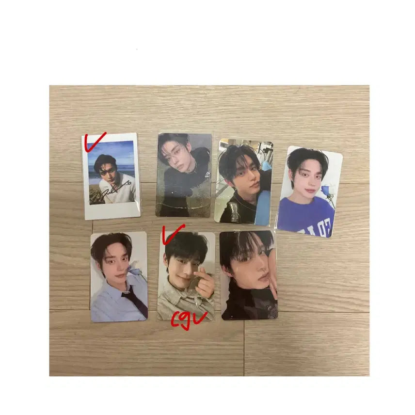 [BUNJANG] ZB1 Kim Jiwoong Bundle Set POB Photocard / 제베원 zb1 김지웅 포카 일괄 미공포앨포
