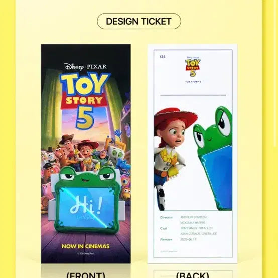 [BUNJANG] Toy Story 5 IMAX Poster + TTT / 토이스토리5 아이맥스 포스터 + TTT