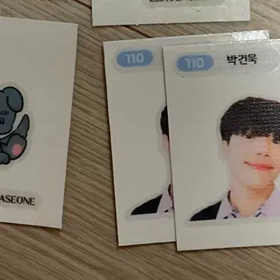 [BUNJANG] ZB1 Park Gunwook Photocard &amp; Ddibu Seal Bundle Set / 제베원 zb1 박건욱 포카&amp;띠부씰 세트 일괄 얼빡