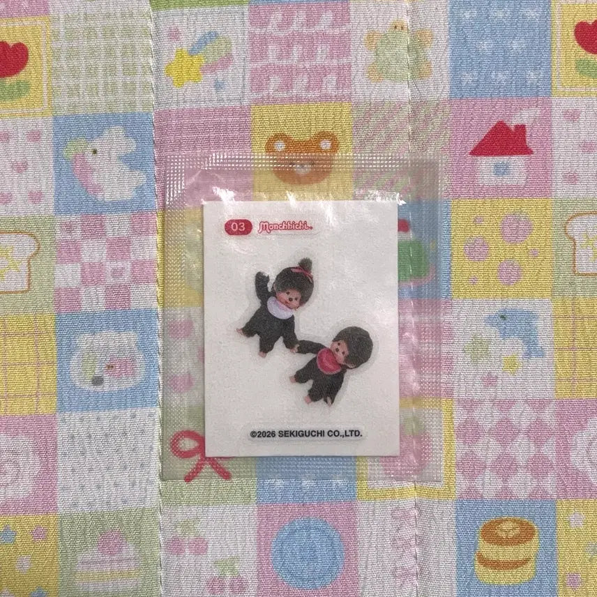 [BUNJANG] Monchhichi Tteobukseol Sticker / 몬치치 띠부씰 스티커