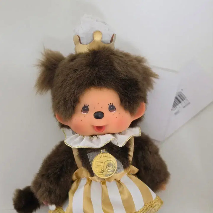[BUNJANG] Monchhichi 50th Anniversary Crown Girl S Doll / 몬치치 50주년 기념 왕관 여아 S 걸