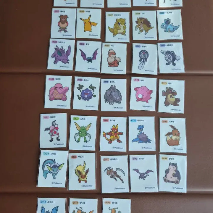 [BUNJANG] Pokemon Season 2 Stickers / 포켓몬 시즌2 띠부씰
