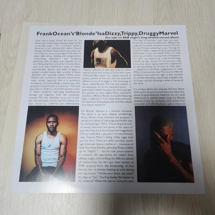 [BUNJANG] Frank Ocean Blonde Deluxe Edition LP / 프랭크 오션 블론드 딜럭스 에디션 LP