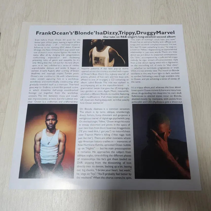 [BUNJANG] Frank Ocean Blonde Deluxe Edition LP / 프랭크 오션 블론드 딜럭스 에디션 LP