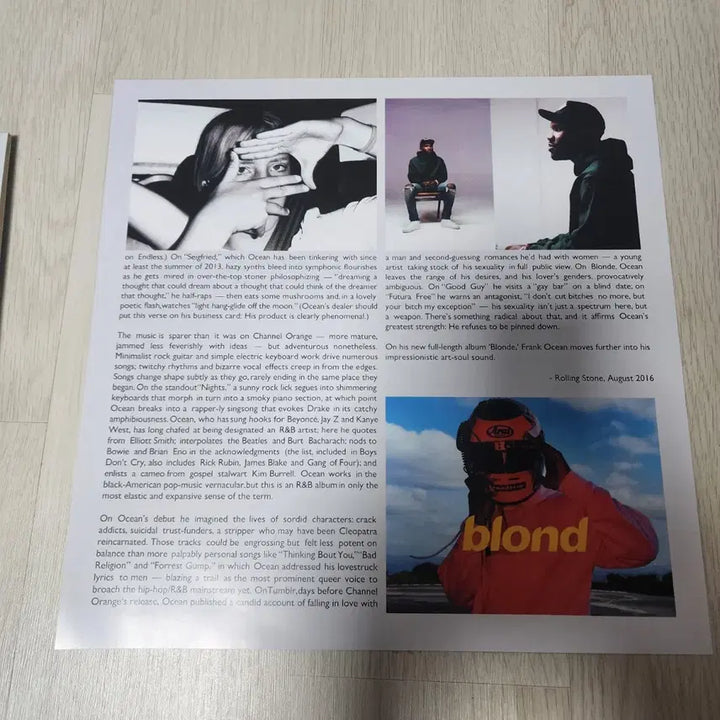 [BUNJANG] Frank Ocean Blonde Deluxe Edition LP / 프랭크 오션 블론드 딜럭스 에디션 LP