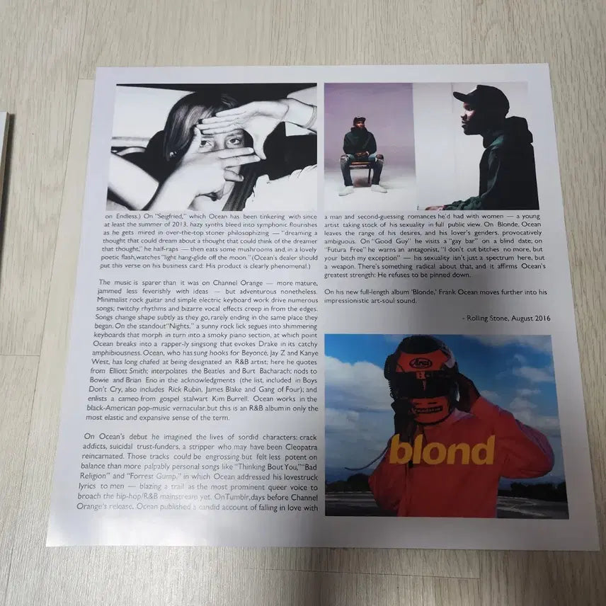 [BUNJANG] Frank Ocean Blonde Deluxe Edition LP / 프랭크 오션 블론드 딜럭스 에디션 LP