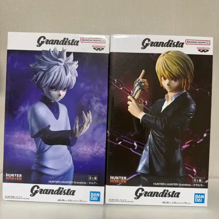 [BUNJANG] Killua &amp; Kurapika Grandista Figure / 단순전시)키르아,크라피카 그란디스타 피규어