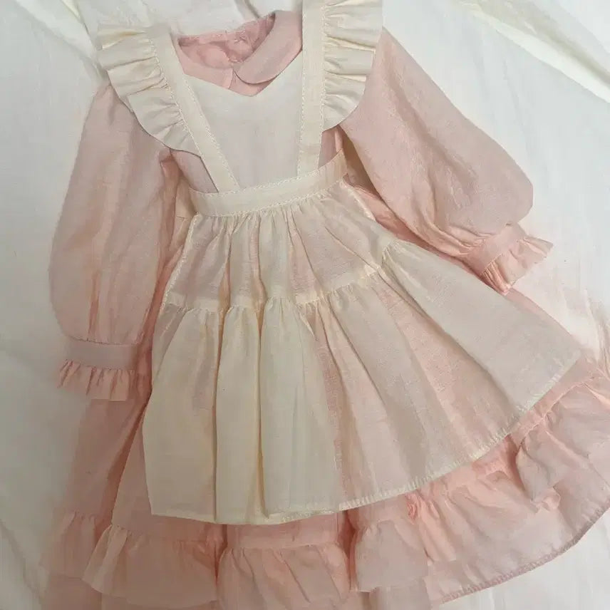 [BUNJANG] 36.5°C Angela MSD Ball-Jointed Doll One-Piece Dress Set / 구체관절인형 msd 36.5도제 안젤라 원피스 핑크색상 판매합니다