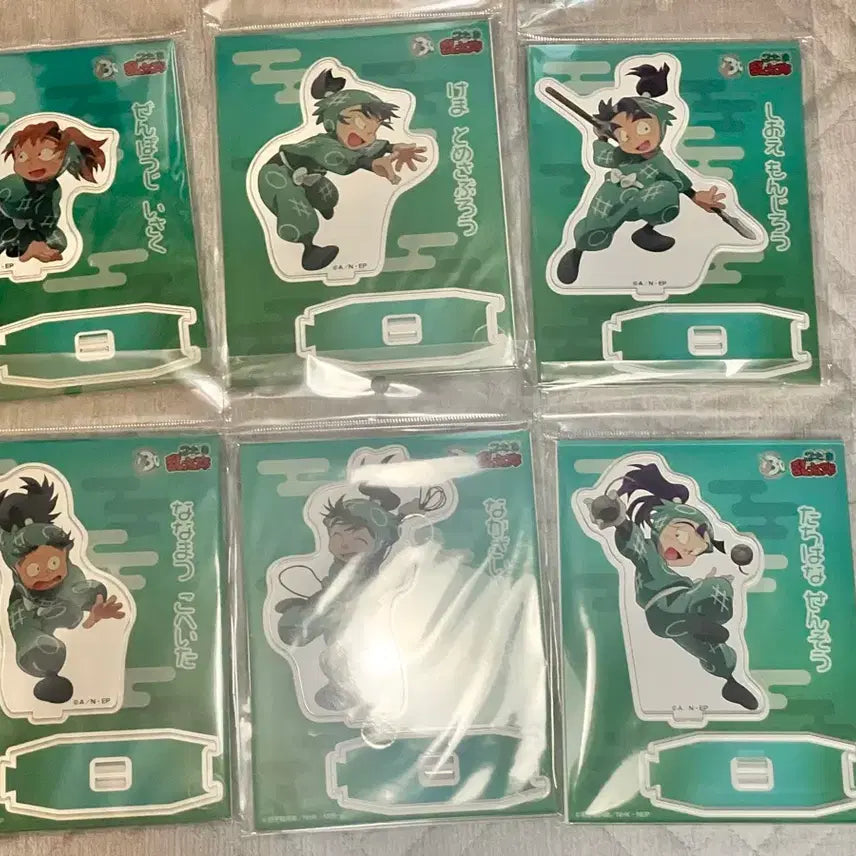 [BUNJANG] Nintama Rantaro 6th Grade Acrylic Stand Bundle Set / (미개봉) 닌타마 6학년 1닌시절 아크릴스탠드 일괄