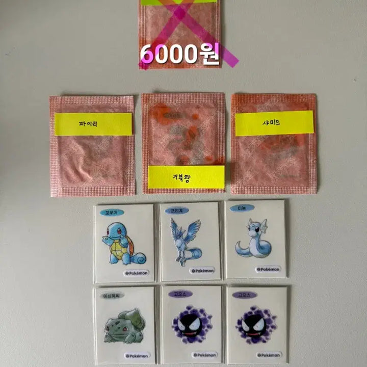 [BUNJANG] Pokemon Artwork Ttibu-seal Sticker / 포켓몬 아트워크 띠부씰
