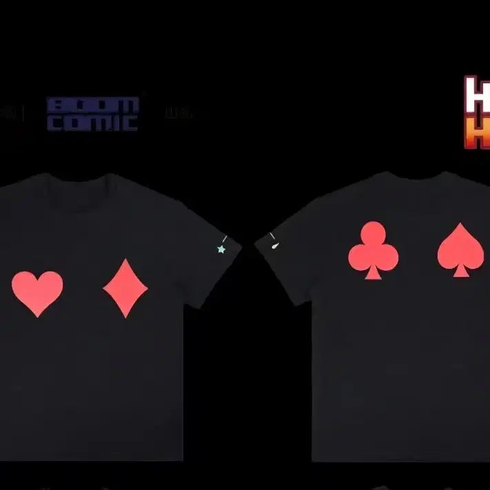 [BUNJANG] Boom Comics Hisoka Embroidered T-Shirt / 붐코믹 히소카 티셔츠 판매