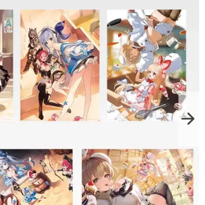 [BUNJANG] Goddess of Victory: Nikke Ichiban Kuji A3 Poster Brady Bundle Set / 승리의 여신 니케 nikke 제일복권 h상 a3 포스터 브래디 일괄 세트
