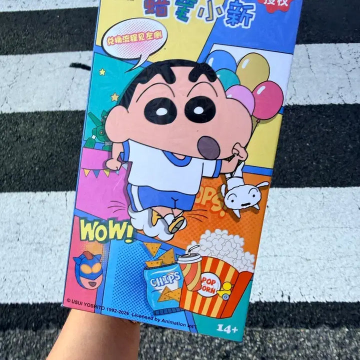 [BUNJANG] Crayon Shin-chan Official Popcorn Chicken Chip Design Block / 짱구는못말려 정품 박스 팝콘 치킨칩 디자인  블록