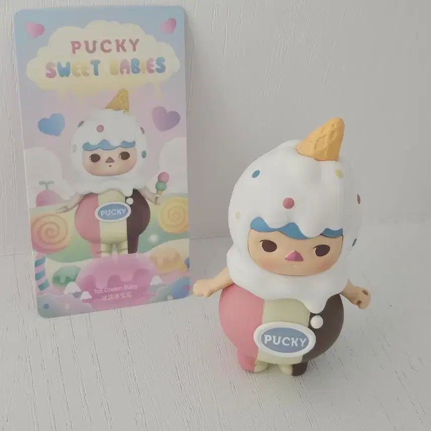 [BUNJANG] Pop Mart Pooky Sweet Baby Ice Cream / 팝마트 푸키 스위트 베이비 - 아이스크림