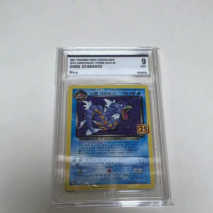 [BUNJANG] Pokémon 25th Anniversary Corrupted Gyarados Promo Card BRG 9 Mint / 한글판 나쁜 갸라도스 25주년 프로모 카드 brg9등급 민트