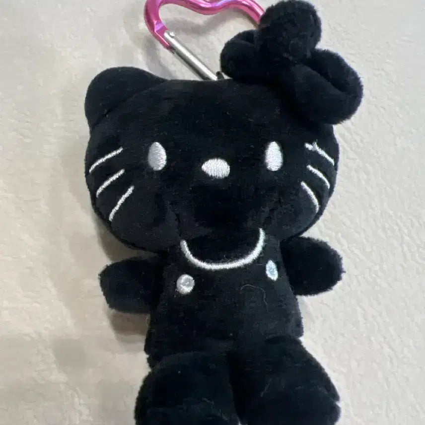 [BUNJANG] Black Kitty Keyring Plush Doll / 블랙 키티 키링 인형
