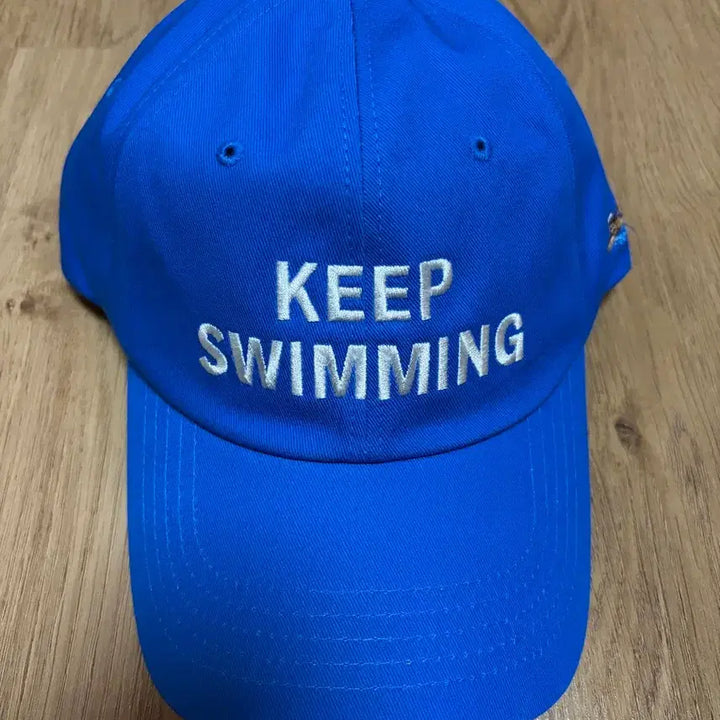 [BUNJANG] BTS KEEP SWIMMING Blue Ball Cap / BTS 방탄 KEEP SWIMMING 블루 볼캡
