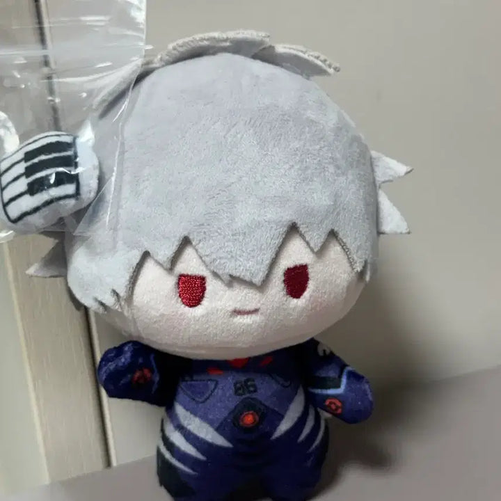 [BUNJANG] Evangelion Nagisa Kaworu Doll Keychain / (공식 정품) 신세기 에반게리온 나기사 카오루 인형 키링 빌리빌리