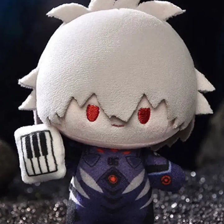 [BUNJANG] Evangelion Nagisa Kaworu Doll Keychain / (공식 정품) 신세기 에반게리온 나기사 카오루 인형 키링 빌리빌리